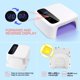 thumbnail image 3 of YBQF Cordless Led Nail Lamp, Nail Dryer, 72W Rechargeable Led Nail Light, 36 Beads Portable Gel UV Led Nail Lamp with 4 Timer Setting and LCD Display, Professional Led Nail Lamp, 3 of 5