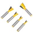thumbnail image 3 of 8Mm Shank Dovetail Joint Router Bits Woodworking Engraving Bit Milling Cutter, 3 of 5