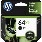 HP 64XL Ink Cartridge, Black (N9J92AN)