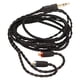 thumbnail image 4 of Cable de repuesto para auriculares OFC, compatible con auriculares MMCX para SE215 SE315 SE425 SE535 SE846, color negro, 4 of 5