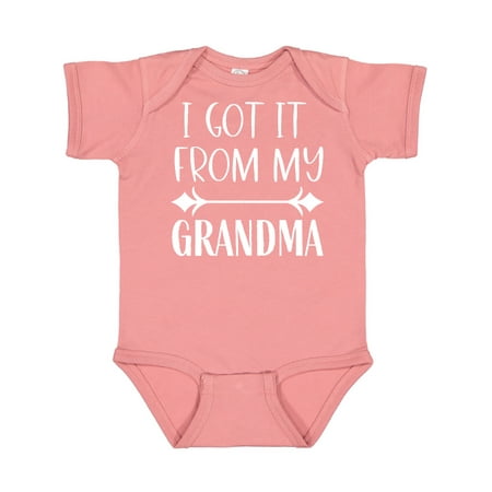 

Inktastic I Got It From My Grandma Gift Baby Boy or Baby Girl Bodysuit