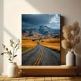 thumbnail image 6 of Asphalt Road Landscape Wall Mural, Removable Wallpaper, Open Road Art for Office and Home, 6 of 8