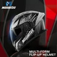 thumbnail image 3 of Masontex DOT - Certified Modular Motorcycle Helmet | ABS Shell, Interchangeable Lens (Incl. Tinted Visor), Sizes L - XXL, 3 of 7