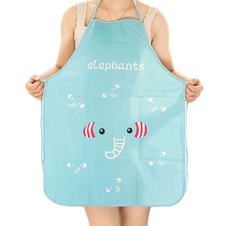 

GYMNASTIKA Apron Women Cute Cartoon Waterproof Apron Kitchen Restaurant Cooking Bib Aprons