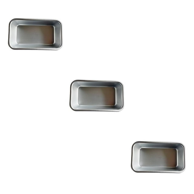 Billuyoard Molde de aluminio para pasteles, cajas rectangulares para tostadas, molde reutilizable para pan, moldes hechos a mano, herramienta para Type1 NO1