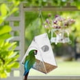 thumbnail image 4 of Comedero Para Pájaros Comedero Para Pájaros Casa de alimentación inteligente con accesorios para mascotas de casa de pájaros de alimentación de cámara (triángulo), 4 of 5