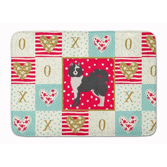 Elo Dog 2 Love Machine Washable Memory Foam Mat Red