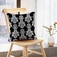 thumbnail image 5 of LALILO Throw Pillow Covers Antique Damask Black And White Floral Cushion Cover 18" x 18", 2 Pack, 5 of 6