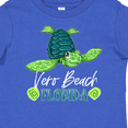 thumbnail image 4 of Inktastic Vero Beach, Florida Happy Sea Turtle Boys or Girls Baby T-Shirt, 4 of 5