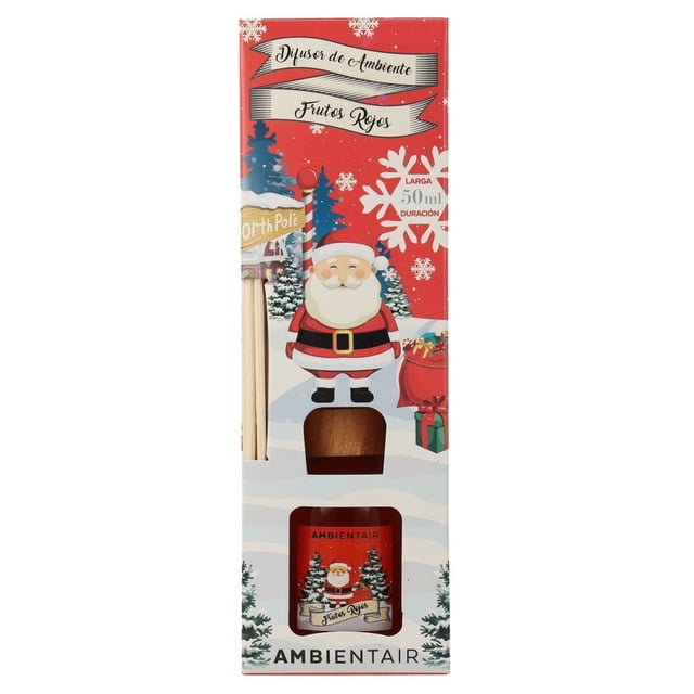 Difusor Aromatizante de Varitas Ambientair Navideño Frutos Rojos 50ml