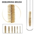 thumbnail image 4 of 6 Pcs Brass Tube Cleaning Brush Wire Brush Set Cleaning Polishing Tool Brass Wire Brush Set For Pipe, 4 of 5