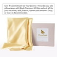 thumbnail image 4 of Unique Bargains Mulberry Silk Pillowcase for Skin 25 Momme Gold Tone King, 4 of 8