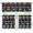 Bronw Aztec, variant on Halloween Bat Kitchen Curtains and Valances 3 Piece Set,Valance Curtains for Kitchen Windows Halloween Kitchen Curtains Tiers and Valances for Cafe Living Room Window Decoration