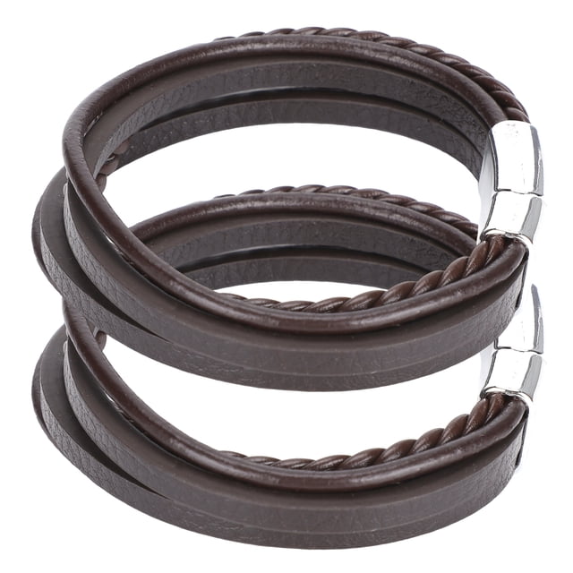 Pulsera De Moda Vintage, Pulsera Informal De Cuero Pu, Cómoda Para Recuerdos De Viaje Amigos