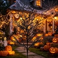 thumbnail image 6 of Sahpxhe Halloween Decorations Outdoor Black Artificial Branches, Artificial Black Bare Branch Stems Faux Twig Plants Tabletop Ornament for Indoor Mantel Porch Yard Holiday Party Decor Black, 6 of 7