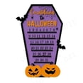thumbnail image 1 of Calendario de Adviento de madera para Halloween, cuenta atrás, Casa Encantada, adornos navideños, decoración de fiesta en casa, 1 of 4