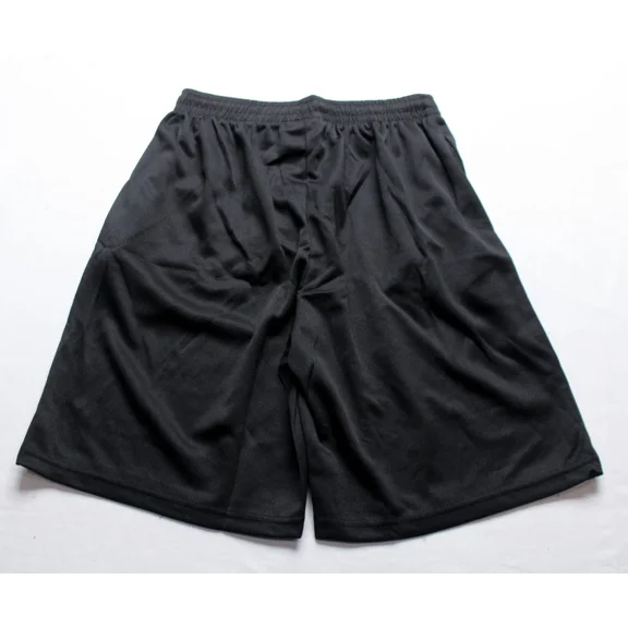 SQUARE METER BASIC SOLID BREATHABLE ATHLETIC SHORTS BLACK - SIZE: MEN L - BLACK