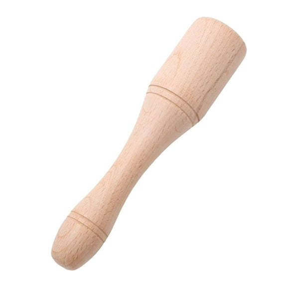 figatia Wooden Hammer Wood Mallet Lightweight Damage Hand Tool Ice Mallet Leather Mallet tender Tools Woodworking Tool