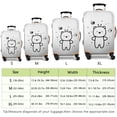 thumbnail image 6 of Stretch Luggage Cover L(25-28in)– Elastic Travel Suitcase Protector with Handle Openings & Bottom Closure, Washable Polyester Spandex Cover for 18"-32" Suitcases, S/M/L/XL Size, 6 of 6