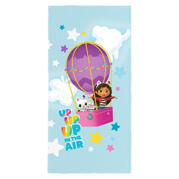 Gabby's Dollhouse Boys/Girls Up Up The Air Cotton Towel
