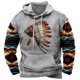thumbnail image 3 of Sudadera con capucha de estilo étnico indio con estampado 3D para hombre y mujer, ropa de calle retro de gran tamaño, sudadera con capucha Y2k, sudaderas con capucha, ropa para niños, 3 of 5