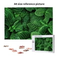 thumbnail image 6 of Sikiie Natural Green Leaves Puzzle, Jigsaw Puzzles, Jigsaw Puzzles 1000 Pieces, Custom Jigsaw Puzzle for Adults (29.5×19.7in, Horizontal), 6 of 9
