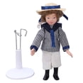 thumbnail image 1 of Mini Ceramic People Model, Dollhouse Character Model 1/12 Charming Show Style Interest  For Over 3 Years Old For Dollhouse Decorations, 1 of 8