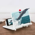 thumbnail image 4 of Latrodar Phone Screen Magnifier Stereoscopic Amplifying 14 Inch Desktop Folding Stand Bracket Affordable&High-Quality White 14.4x9.6 Inch Home Decor, 4 of 5