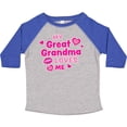 thumbnail image 3 of Inktastic Valentine's Day My Great Grandma Loves Me Hearts and Lips Boys or Girls Toddler T-Shirt, 3 of 5