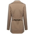 thumbnail image 2 of FashionOutfit Women's Warm Classic Double Breasted Winter Coat around 30inch length, 2 of 3