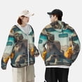 thumbnail image 4 of Lsque Desert Monkeys Drive UPF 50+ Lightweight Sun Protection Men's Women's Long Sleeve Shirt, Hoodie Performance -Large, 4 of 9