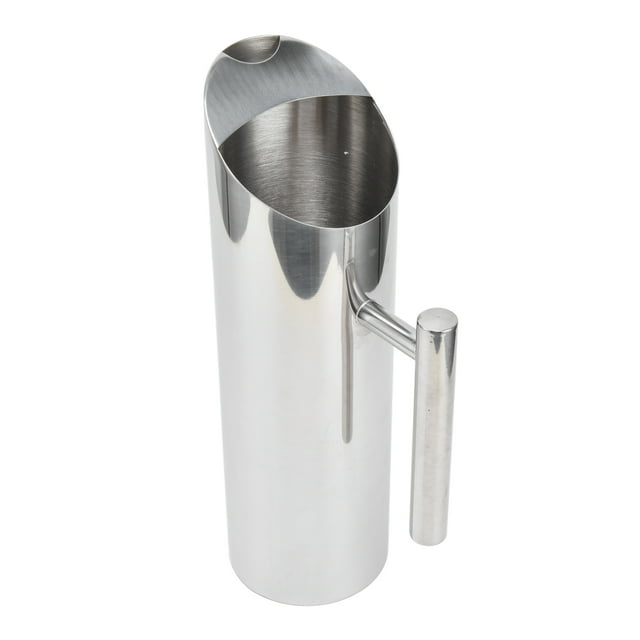 Jarra De Acero Inoxidable, Jarra De Agua De Diseño Aerodinámico Con Mango Ergonómico Elegante Simple Para Té Para Agua Para Café