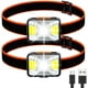 thumbnail image 1 of FloreceBien Pack de 2 Lámparas Potentes, Linterna LED Recargable por USB 5 Modos de Iluminación, IPX4 Resistente al Agua para Pesca, Camping, Lectura, Senderismo, Ciclismo, 1 of 5