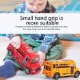 thumbnail image 4 of Jindong Jouets pour Enfants Modèles de Voitures Jouets Inerties Cadeaux de Noël pour Garçons de Bus Jaune Orange Bleu et Rouge, 4 of 8