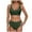 D325/Army Green, variant on Womens Bikini Sets Women High Waisted Bikini Push Up Two Piece Vintage Swimsuit Retro Ruched High Waist Print Bikini Set 2026 Retro Swimsuit