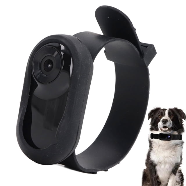 Collar de Cámara para Gatos y Bebés, HD 1080p, CámaRa Para Collar de Perro, Mini Cármara Corporal, Cámara de Acción, Collar, Cámara para Perros y Gatos, Regalo