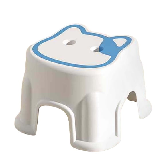 Fzaqwen Lightweight Step Stool, Entryway Shoe Stool, Non-Slip Bathroom Stool, Step Stool Blue
