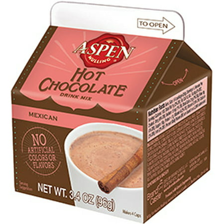 Aspen Mulling Hot Chocolate, Mexican, 4-Pack