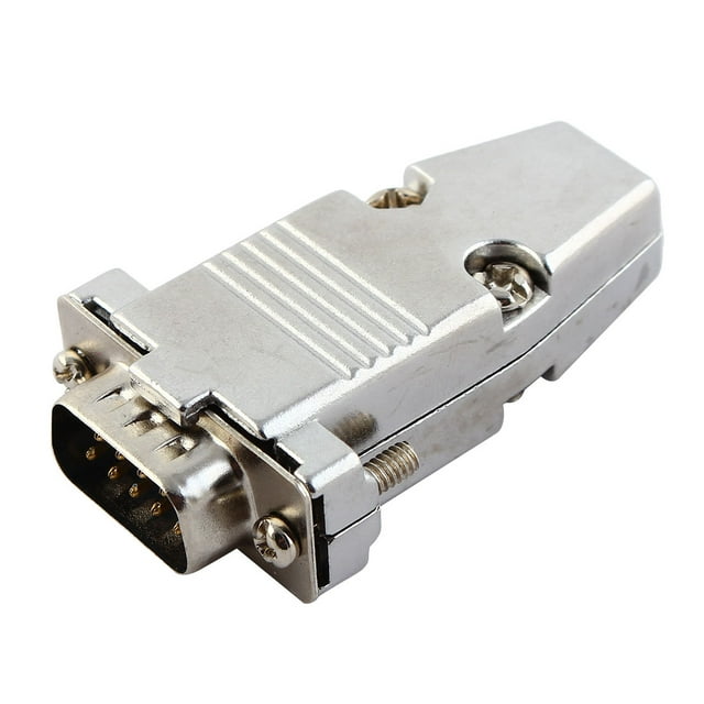 Unique Bargains DB9 RS232 Connecteur Série 9 Broches Couvercle Capot en Métal