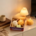 thumbnail image 4 of Halloween Candle Set, Ghost Pumpkin Candles, Aromatherapy Candle Gift, 3Pcs Soy Wax Decorative Lights for Fall Party Home Decor, 4 of 8