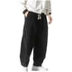 thumbnail image 1 of Pantalones largos de moda para hombre, casuales, de color sólido, de pana, con bolsillos y cuerda elástica, pantalones casuales para hombre., 1 of 4