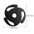 thumbnail image 2 of BESTYASH Accesorio Adaptador De Vinilo En Aluminio Negro Para Tocadiscos Compatible Y, 2 of 8