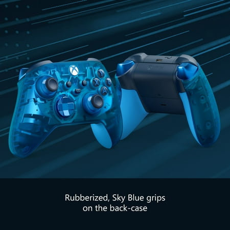 Microsoft - Xbox Wireless Controller for Xbox Series X, Xbox Series S, Xbox One, Windows Devices - Sky Cipher Special Edition