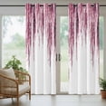 thumbnail image 5 of Outdoor Curtains for Patio Waterproof, Pink Outdoor Privacy Panels Grommet, Summer Botanical Leaves Watercolor Blackout Outside Curtains for Porch/Cabana/Pergola/Gazebo 54"x95", 1 Panel, 5 of 8