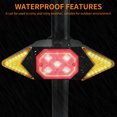 thumbnail image 4 of Flmtop USB Rechargeable Turning Signal Cycling Taillight Bicycle Light Remote Control, 4 of 10