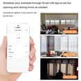 thumbnail image 3 of Smart Store Rideau Moteur Commande Vocale APP Contrôle Soutenu Rouleau Rideau Moteur Contrôleur Compatible pour Tuya APP, 3 of 9