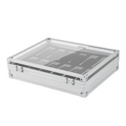 Portable Aluminum 12 Slots Watch Storage Case Container Organizer Watch Holder