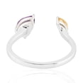 thumbnail image 3 of KIRAN FINE JEWEL Pear Purple Amethyst Citrine Cocktail Band Ring 925 Sterling Silver Wedding Women Gemstone Statement Jewelry Gift For Her, 3 of 5