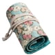 thumbnail image 1 of Bolsas de lápiz con rodillo de flores rosas, estuche para envolver, estuche para maquillaje, organizador de pinceles, lápices para estudiantes, soporte para tela de papelería seitruly WJU1399-02, 1 of 2