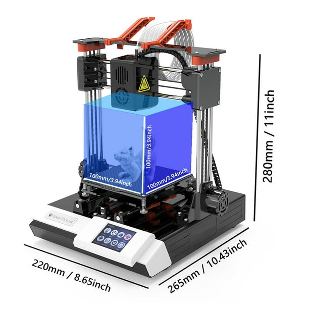 EasyThreed K6 Mini 3D Printer for Beginners, 2.4'' Touchscreen